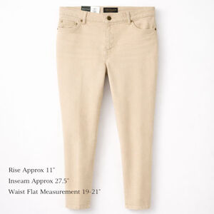 LAUREN Ralph Lauren Beige Premier Skinny Ankle Jeans 16W